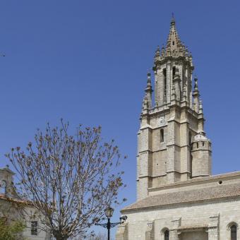 Torre campanario de la Colegiata de San Miguel, Ampudia Torre campanario de la Colegiata de San Miguel