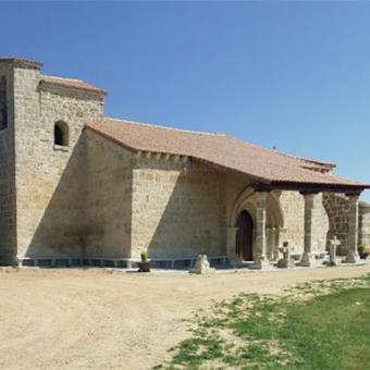 Panorámica ermita de San Pedro, Fuentes de Valdepero Panorámica ermita de San Pedro