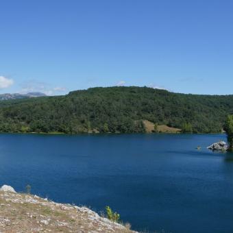 Panorámica embalse de Ruesga, Ruta de los Pantanos Panorámica embalse de Ruesga