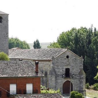 Panorámica iglesia de San Esteban, Valdespina Panorámica iglesia de San Esteban