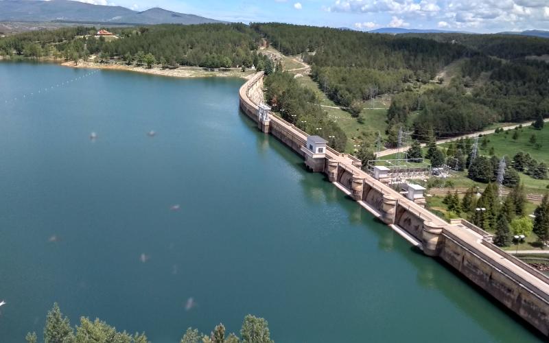 Presa de Aguilar desde el mirador