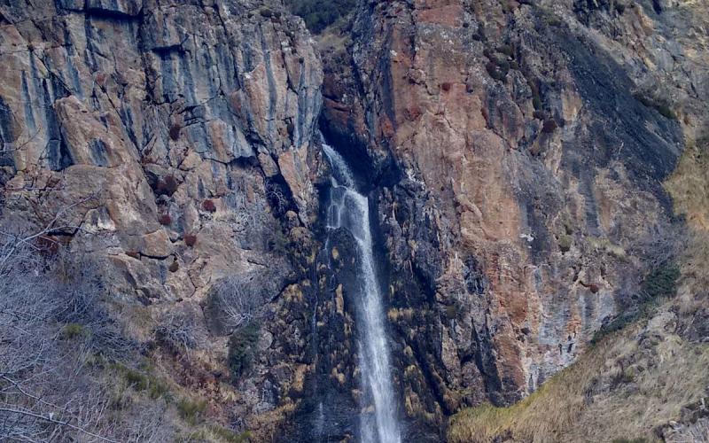 Panorámica de la Cascada de Mazobre, Cardaño de Arriba