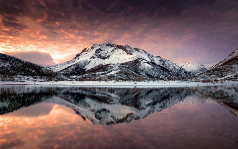 El espejo del gigante - Rubén Fernández Barragán - Pico Espigüete, embalse de Camporredondo, Cardaño de Abajo