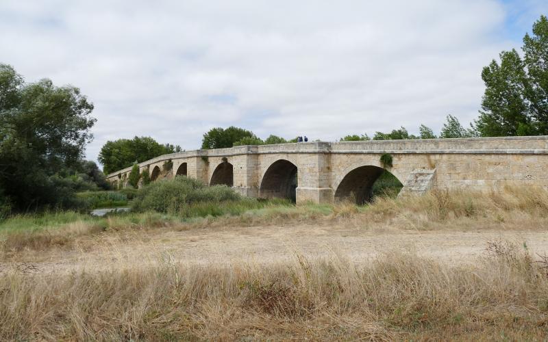 Puente Fitero sobre el río Pisuerga