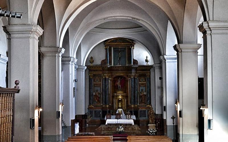 Interior Iglesia de san Sebastián