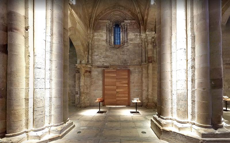 Interior de la Iglesia del Monasterio de Santa María la Real, Aguilar de Campoo