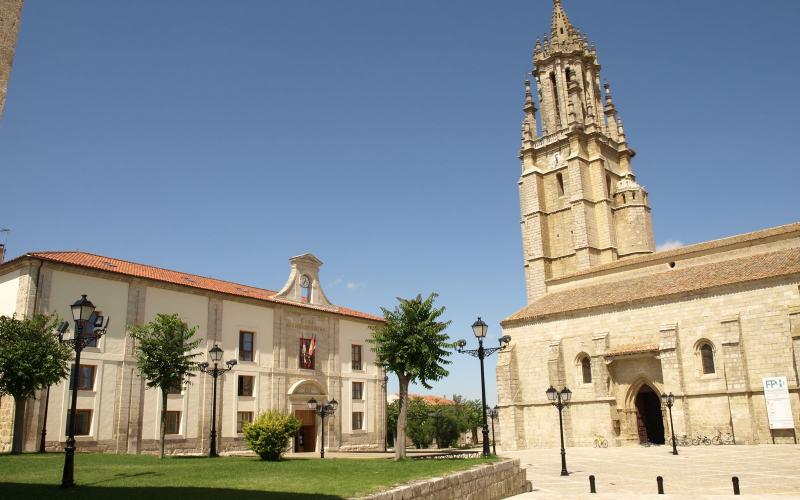 Colegiata de San Miguel y Ayuntamiento de Ampudia