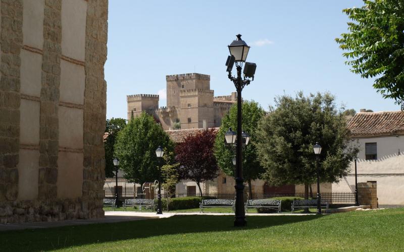 Panorámica del Castillo de Ampudia