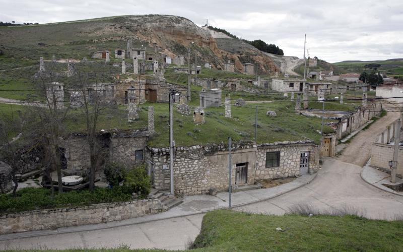 Barrio de las bodegas de Baltanás