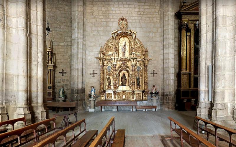 Interior de la Iglesia de Santa Eugenia 