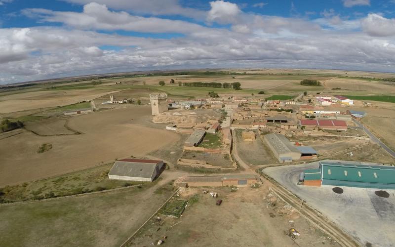 Vista aérea de Belmonte de Campos