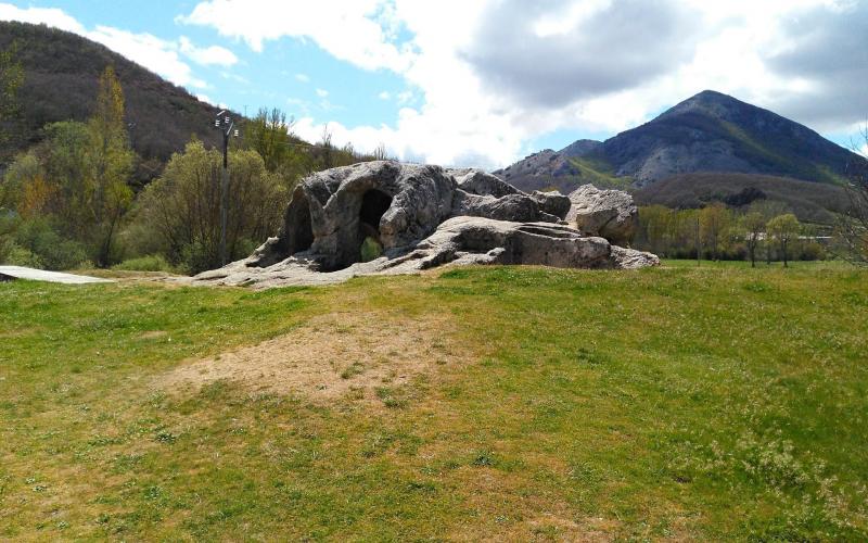 Panorámica del eremitorio rupestre