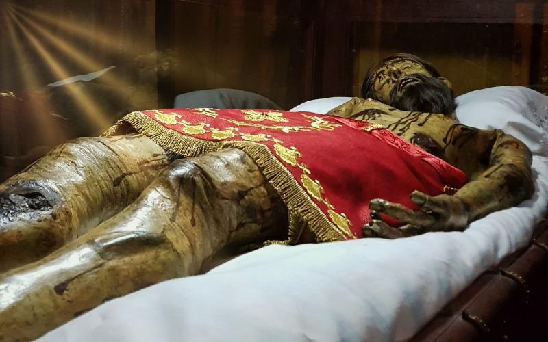 Detalle del Cristo de la Buena Muerte