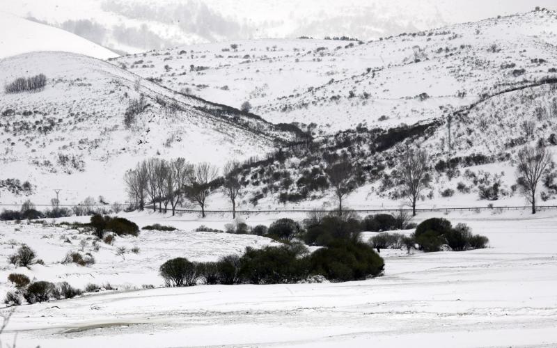 Panorámica de la Montaña Palentina desde El Campo