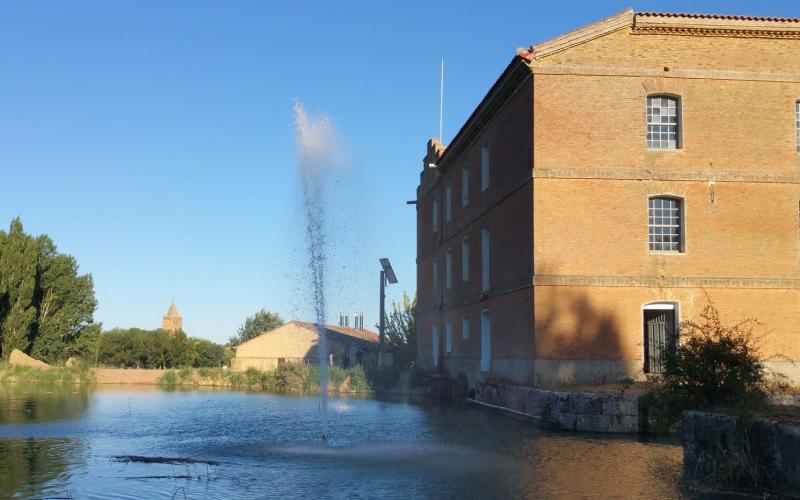 Canal de Castilla, Fábrica del Canal, Abarca de Campos