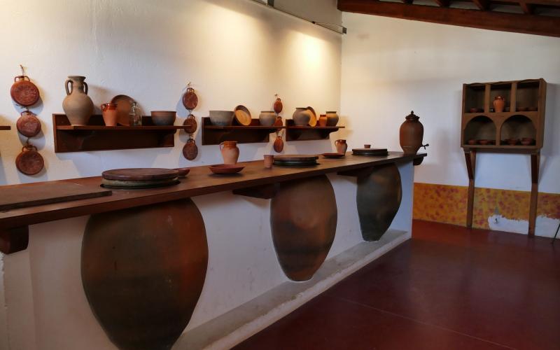 Aula arqueológica de Herrera de Pisuerga cerámicas