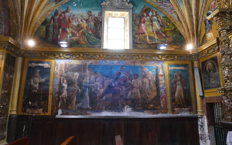 Detalle pinturas Ermita de Nuestra Señora de la Piedad