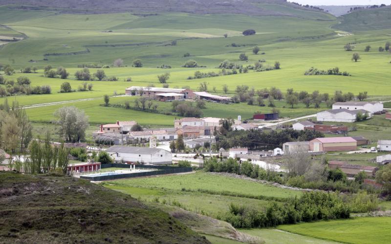 Vista panorámica de Hornillos de Cerrato