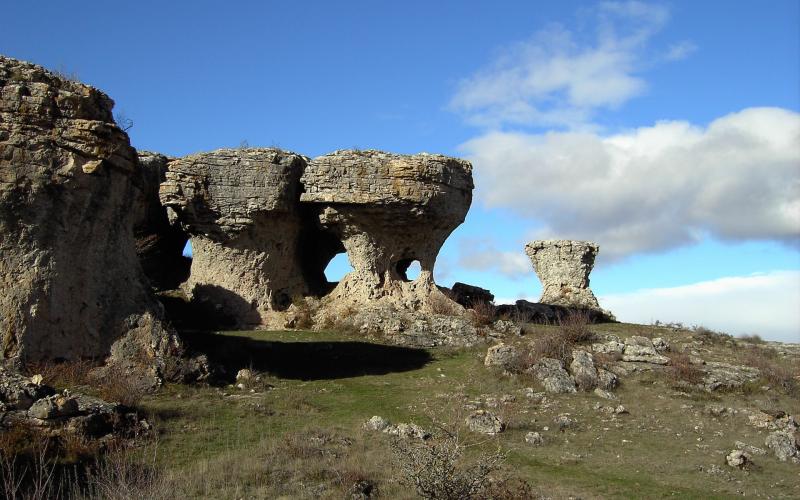 Formaciones geológicas de las Tuerces, Villaescusa de las Torres