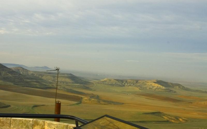 Paisaje de Tierra de Campos desde el Mirador de Campos