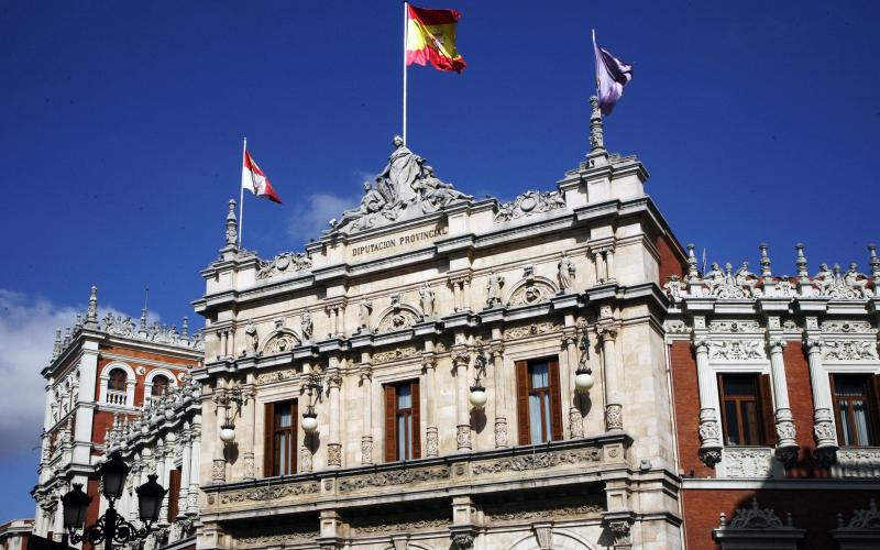 Fachada del Palacio de la Diputación de Palencia