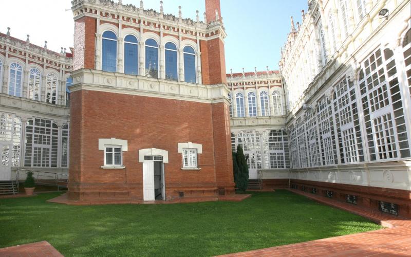 Patio del Palacio de la Diputación de Palencia