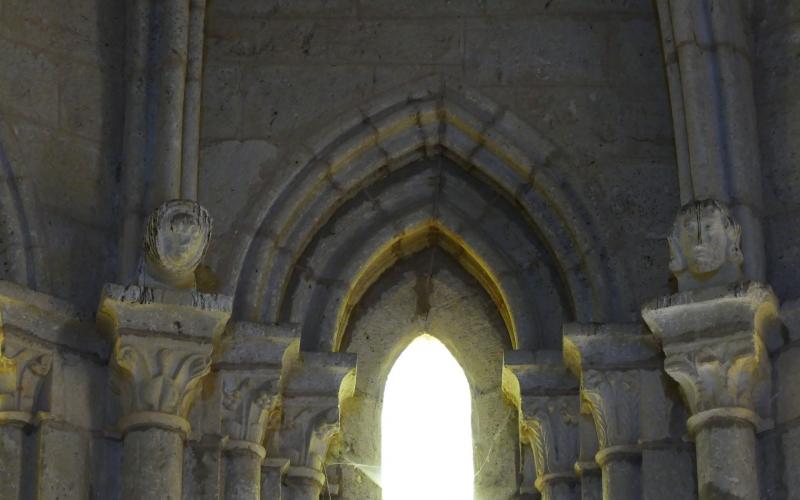 Detalle ventana Monasterio de Santa Cruz de la Zarza
