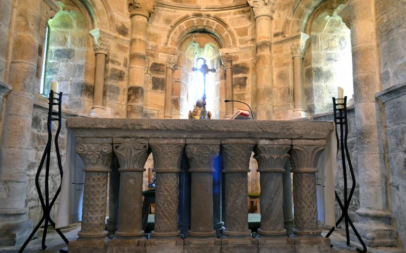 Altar de la Colegiata de San Salvador