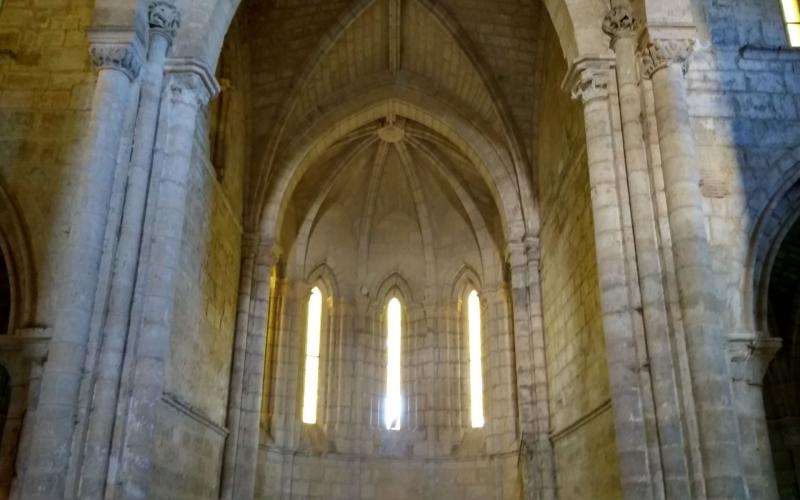 Ábside de la iglesia del Monasterio de Santa Cruz de la Zarza