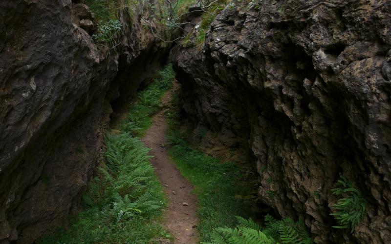 Interesante calleja de las Tuerces, Villaescusa de las Torres