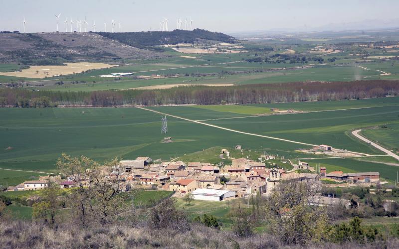 Panorámica de Valbuena de Pisuerga