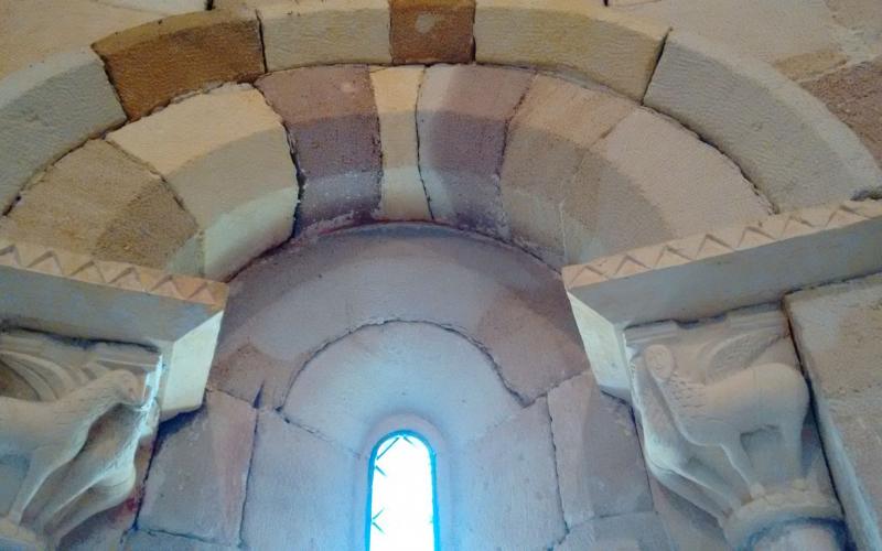 Detalle capiteles de la Iglesia de Santa Marina