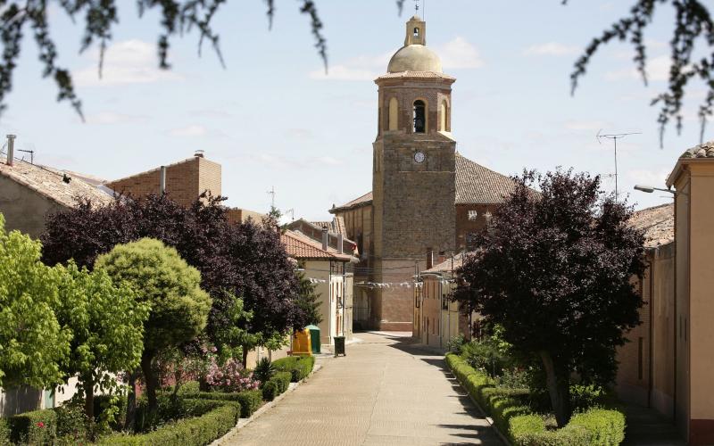 Vista panorámica torre campanario Nuestra Señora de la Asunción